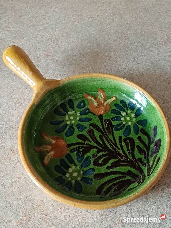 vintage patelnia ceramiczna Nowy Targ