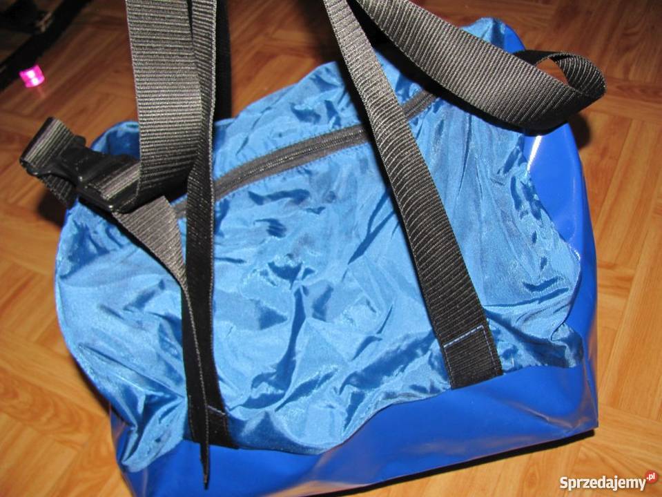 Torba sportowa jednokomorowa ciemno niebieska Moda i Styl Zamość sprzedam