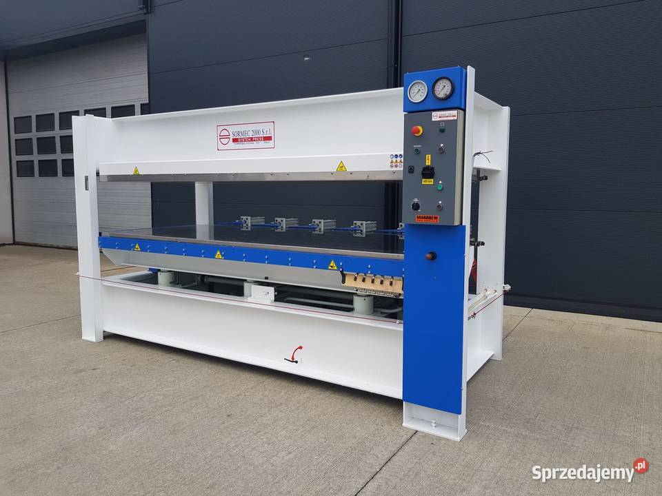 Prasa półkowa SORMEC T100 1300x3000 dociski Naprawa sprzedam
