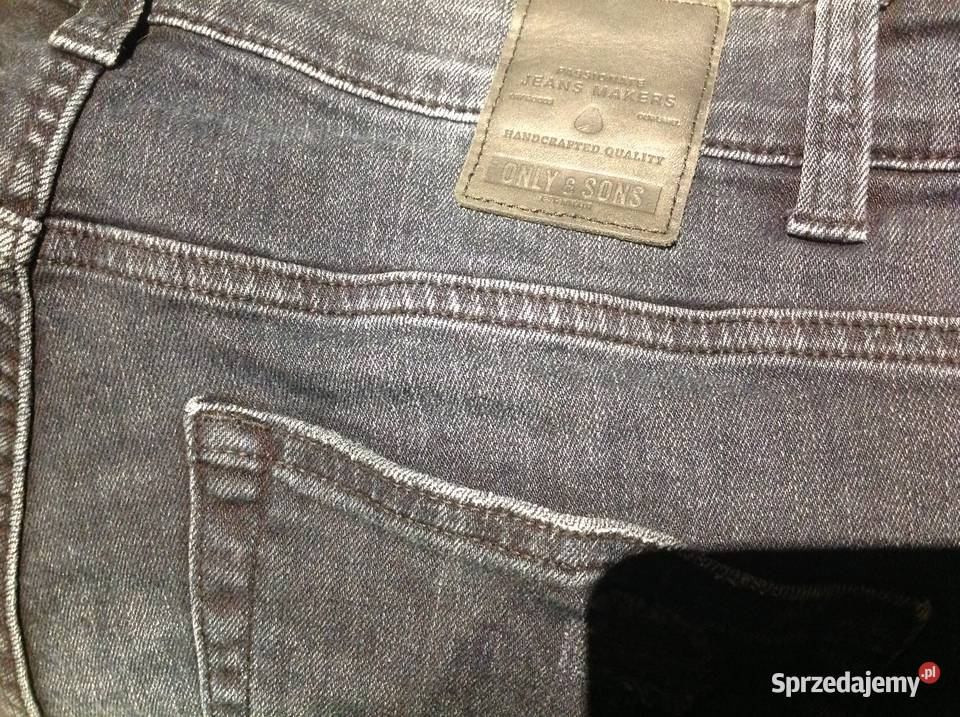 Spodnie Jeans Męskie ONLYSONS M Rurki j Nowe Rozmiar M
