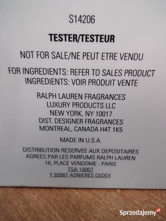 Perfum damski Tester Ralph Lauren Midnight