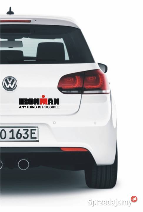naklejka ironMan Anything Is Possible na Kraków