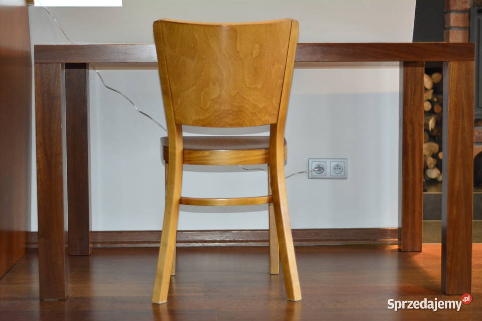 Krzesła drewniane 4 sztuki stan Poznań