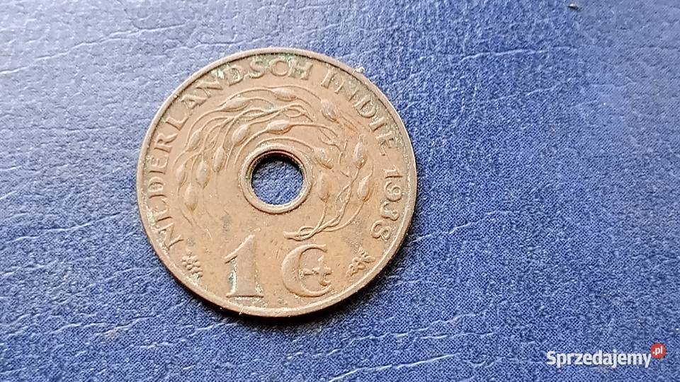 Stare monety 1 cent 1938 Holenderskie Indie Lesko sprzedam