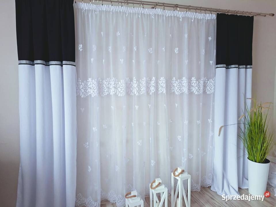 Firanka żakardowa długa śląskie Zawiercie