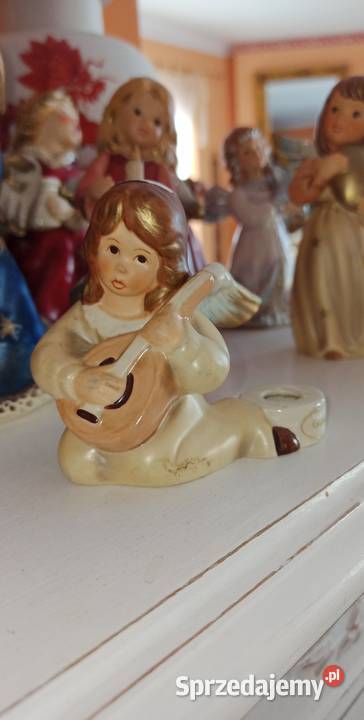 Anioł zamyślony Figurka GOEBEL Weihnacht Boże pomorskie Gdańsk
