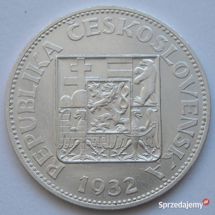 CZECHOSŁOWACJA 10 KORON 1932 KOBIETA Z DRZEWKIEM Łódź