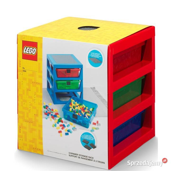 LEGO Regał organizer czerwony 40950001