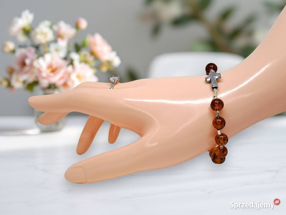 Bransoletka różaniec dziesiątka różańca z mazowieckie Warszawa