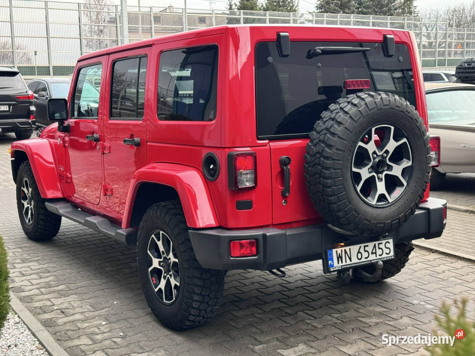 Jeep Wrangler Sahara Unlimited 286 Krajowy centralny zamek Węgrzce