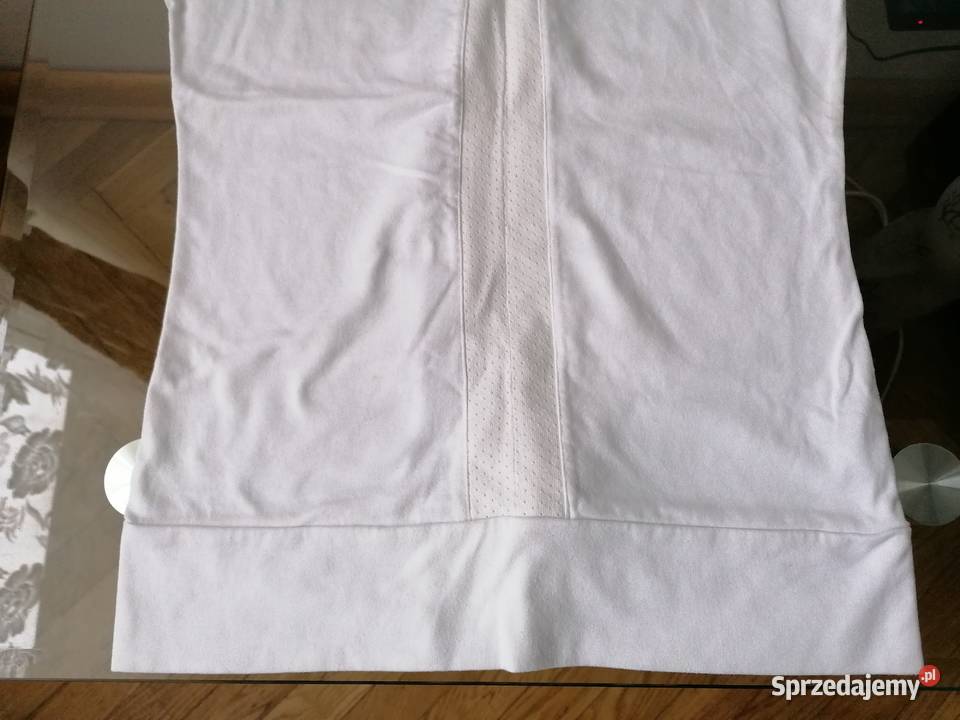 LA GEARDAMSKA TOP KOSZULKA FITNESS RUK 12EUR 40 biały Łódź