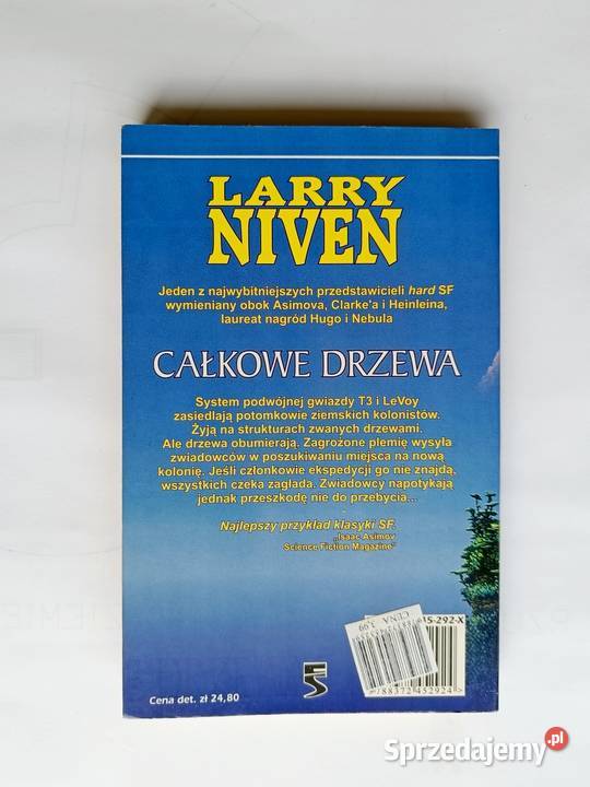 Larry Niven Całkowe drzewa Amber SF 1999r Gdynia
