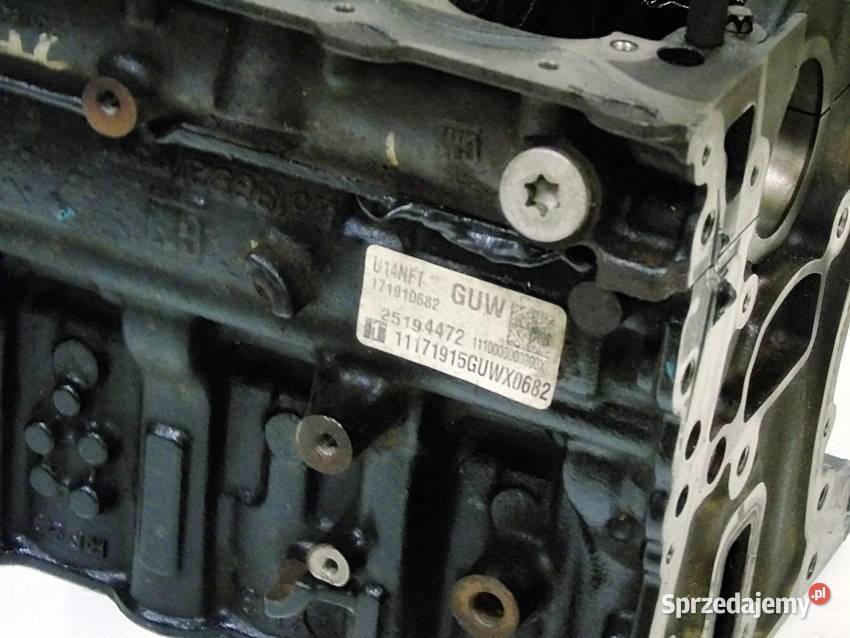 BLOK 25198821 14 TURBO ASTRA J MOKKA MERIVA Blok silnika Sosnowiec