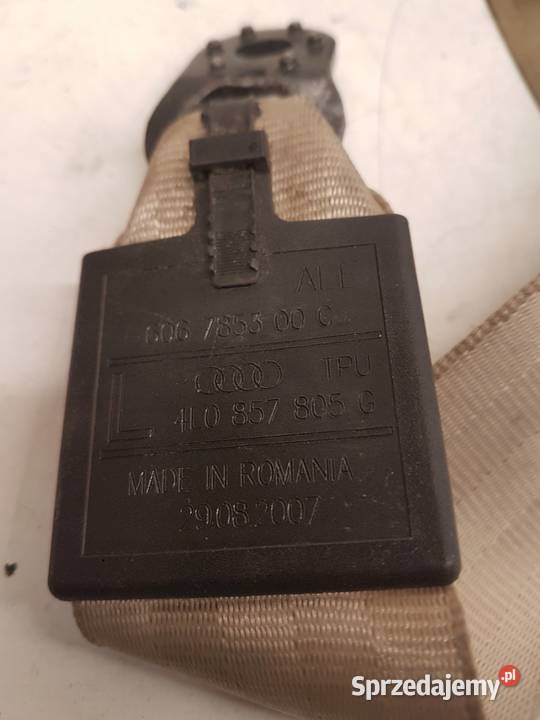 PAS BEZPIECZEŃSTWA LEWY TYŁ AUDI Q7 4L0857805G