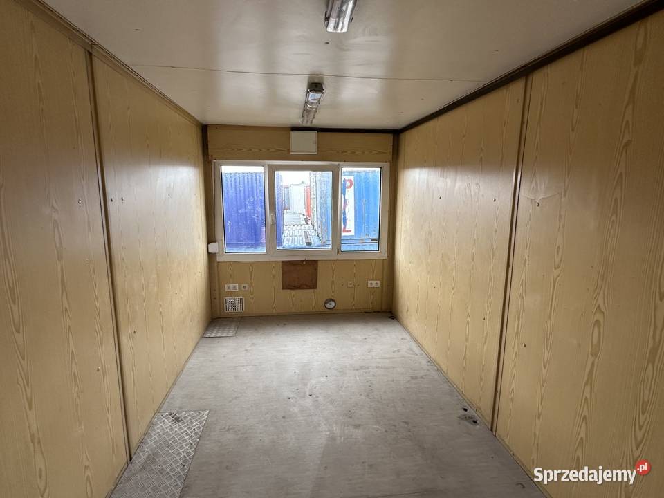 KONTENER BIUROWY SOCJALNY SZATNIA PRZEDSIONEK WC Biuro