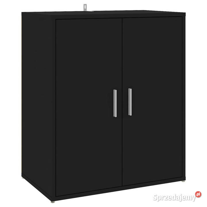 Szafka na buty czarna 60x35x70 materiał