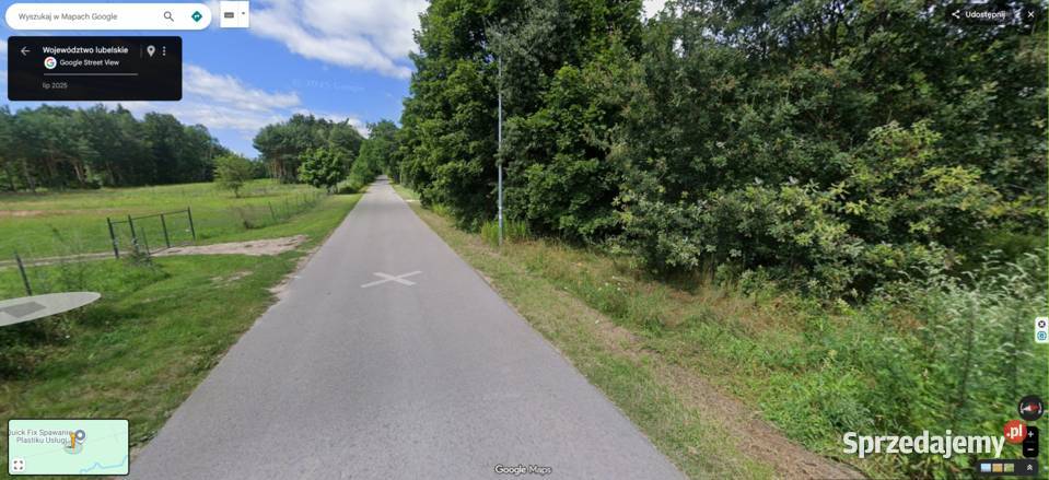 Działka nieopodal winnicy w Małym Młynku Puławy