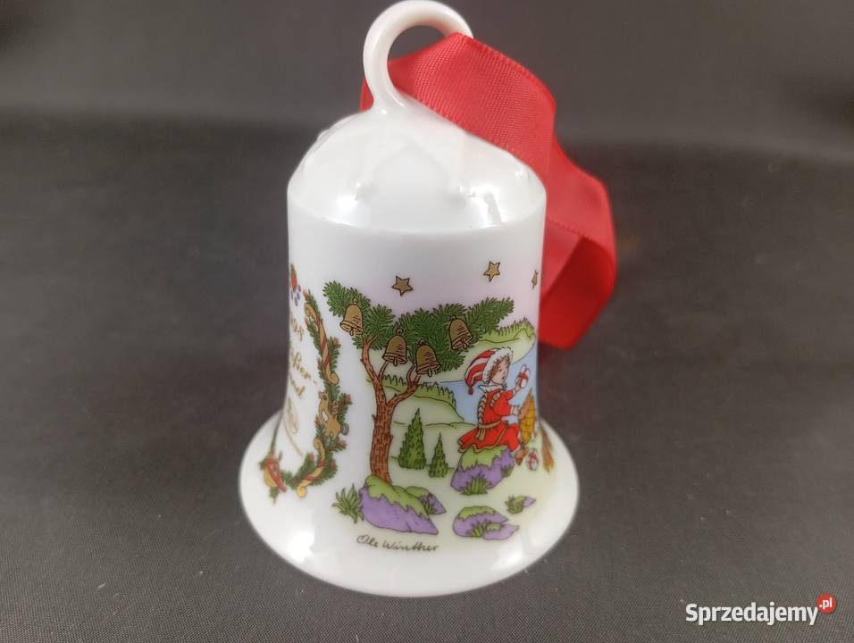 Porcelanowy dzwonek świąteczny Hutschenreuther Zielona Góra sprzedam