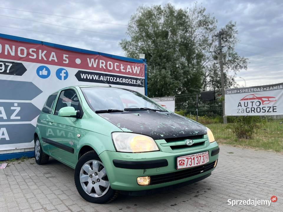 Hyundai Getz 14 Benzyna Klimatyzacja 114 Zamiana VAT marża Wrocław