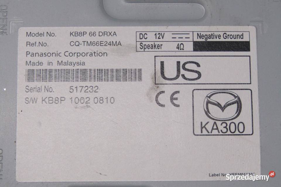 MODUŁ STEROWNIK TUNER MAZDA CX5 CX5 II KF KB8P