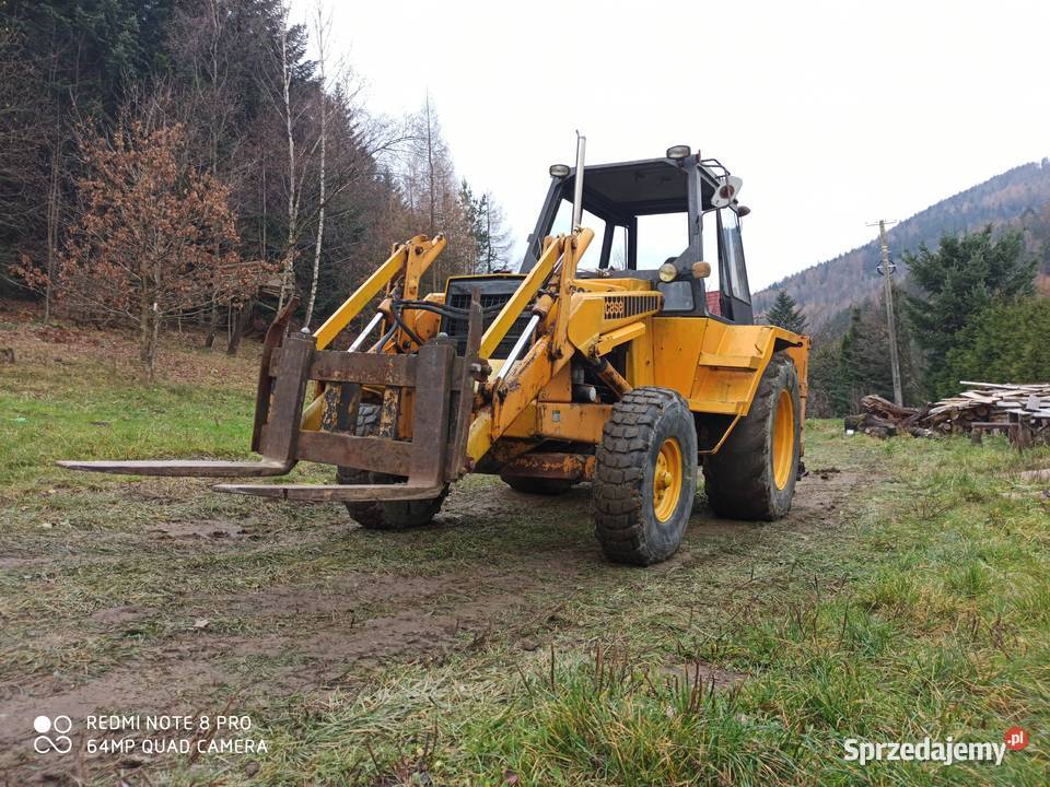 Case 580F ładowarka widły zamiana Twardorzeczka