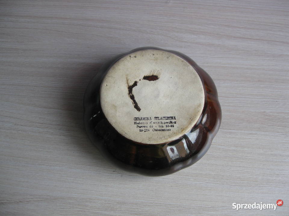 Stara ceramiczna ikebana Parowa kBolesławiec Bolesławiec sprzedam