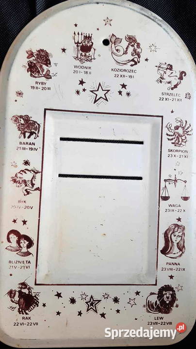 Stara EMALIA PRLpodkładka pod kalendarz zrywkowy Łódź