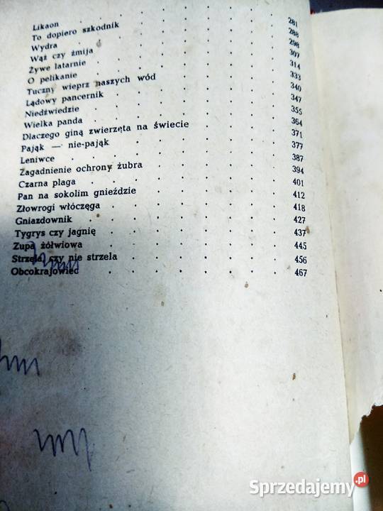 Świat zwierząt Żabiński unikatowe książki outlet Warszawa