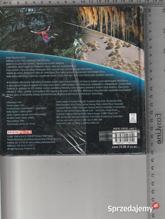 Planeta Ziemia Jaskinie DVD Pruszków