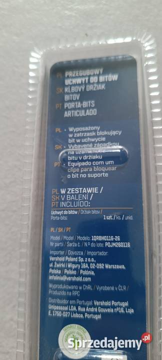 NITEO przegubowy uchwyt do bitów z samozaciskiem Ełk