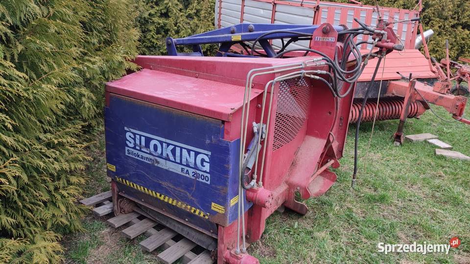 SILOKING ścielarka paszowóz z klapą wycinak nieuszkodzony Gorlice
