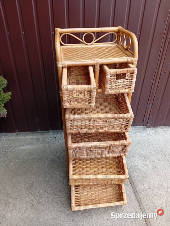 komoda rattanowa z szufladami 576 Byczyna