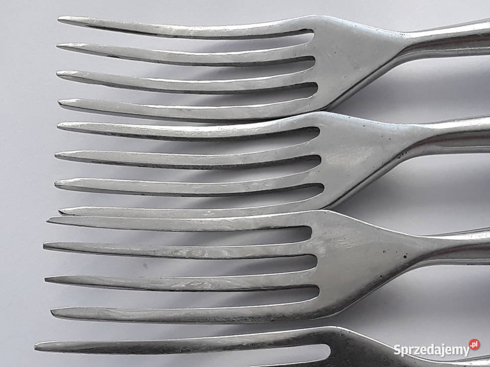 Widelce obiadowe 1 BAKELIT Gerlach sztućce PRL Dąbrowa Górnicza