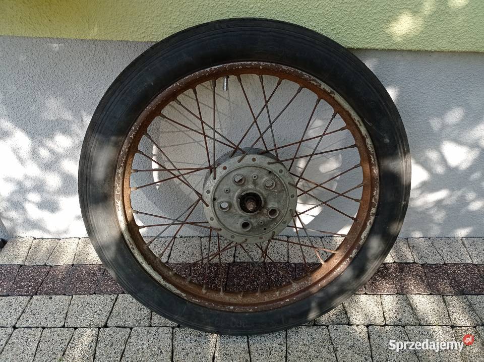 Sprzedam koło przednie wsk M06 Z stan ok 19 Motoryzacja Przeciszów