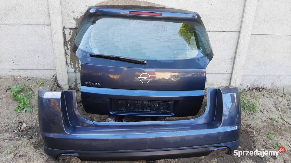 klapa kompletna opel signum lakZ168 do montażu