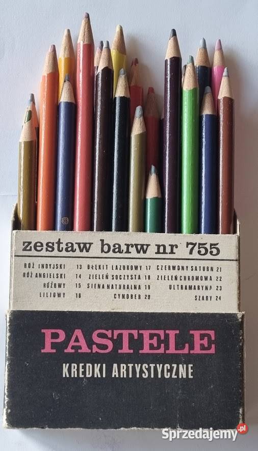 Kredki ołówki PRL lubuskie Zielona Góra