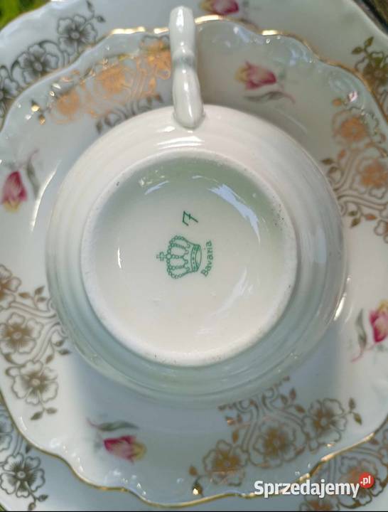 TRIO BAWARIA Z KORONĄszlachetna elegancjareliefy Pabianice