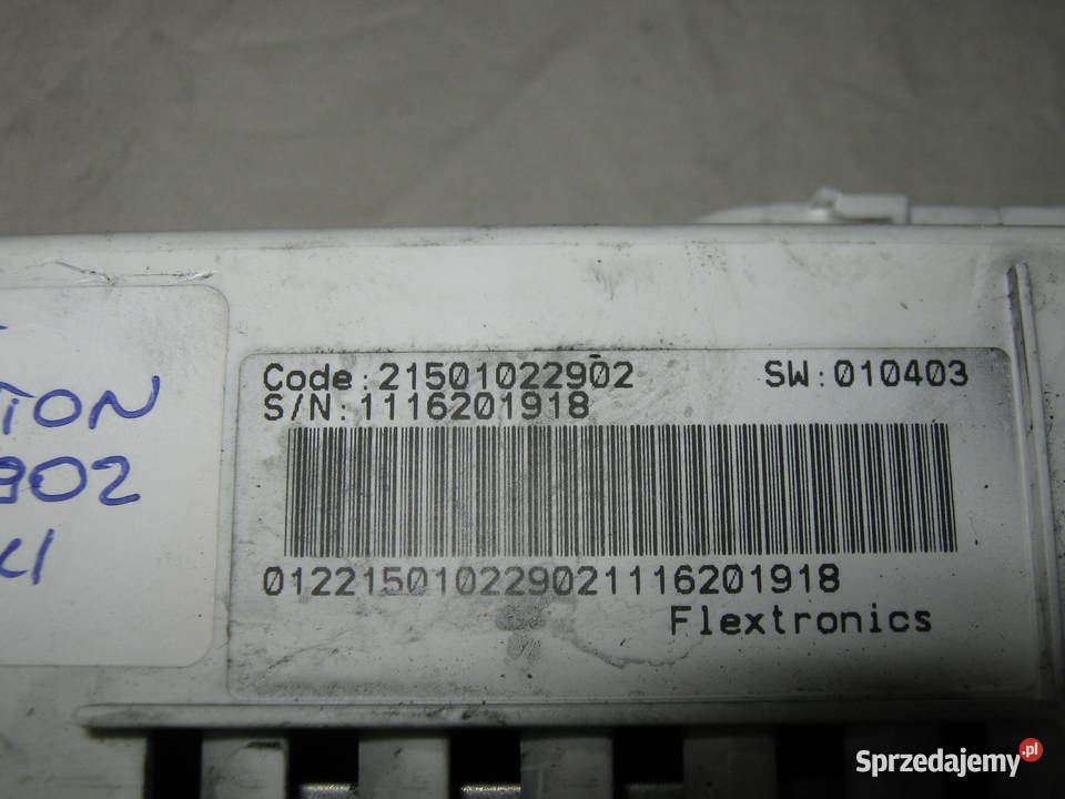INDESIT ARISTON 21501022902 MODUŁ PRALKI wolnostojące małopolskie