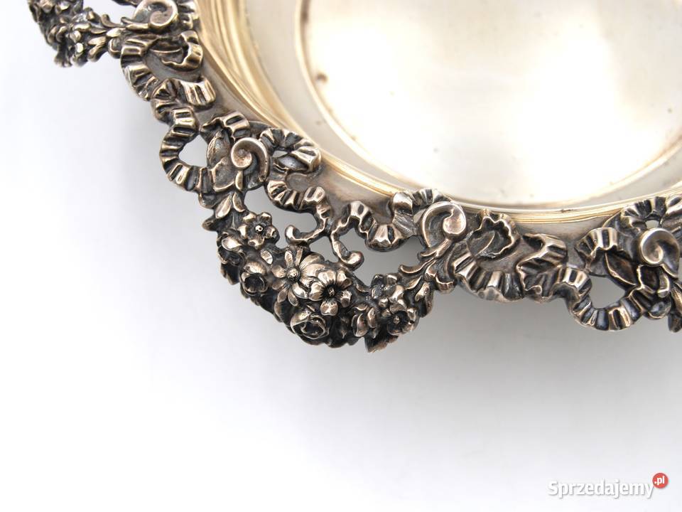 Duża piękna głęboka misa srebro pr 925 Anglia wielkopolskie Poznań