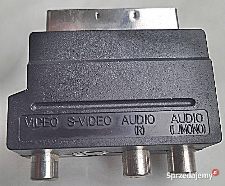 Złącze adapter scart audio L R Svideo video wielkopolskie Ostrów Wielkopolski