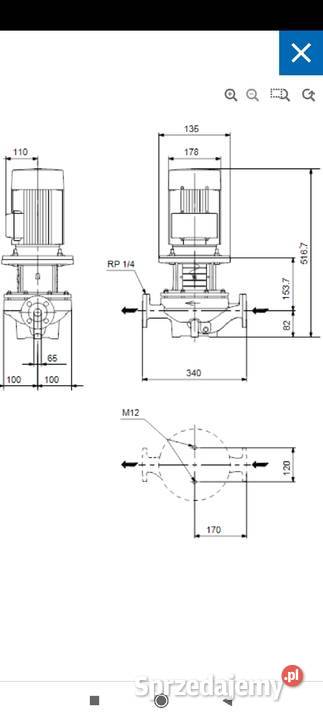 pompa Grundfos TPE 651802 AFA BUEE Nowy Tomyśl sprzedam