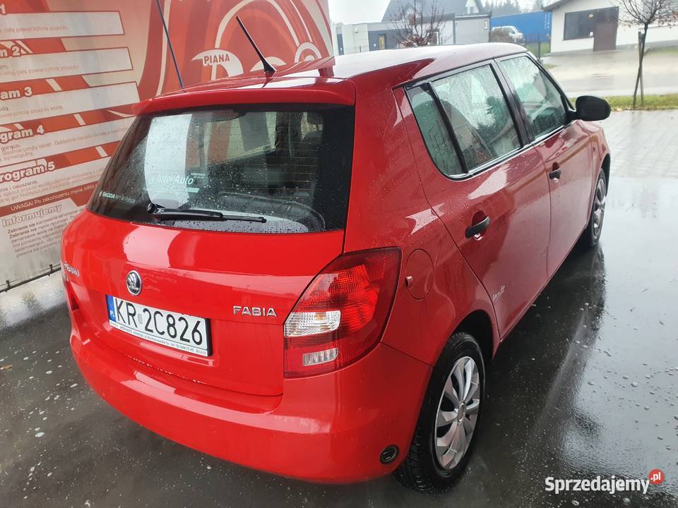 SKODA FABIA 2014 14 Z GAZEM welurowa tapicerka Fabia sprzedam