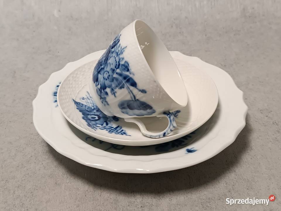 ROYAL COPENHAGEN Filiżanka Blue Flower Trio Dobrzany