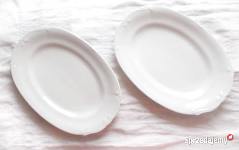 prl naczynia chodzież bialy półmisek chodziez Salaterki i półmiski zachodniopomorskie Szczecin sprzedam