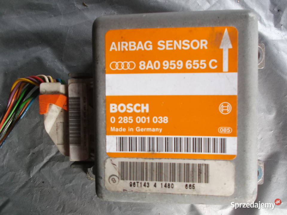 AUDI A4 B5 Moduł AIRBAG SENSOR BOSCH 0 285 001 osobowe Pozostałe