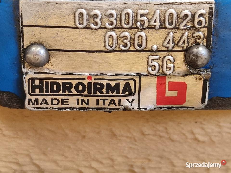 Rozdzielacz hydrauliczny 033054026 Hidroirma wielkopolskie Wilkowo sprzedam