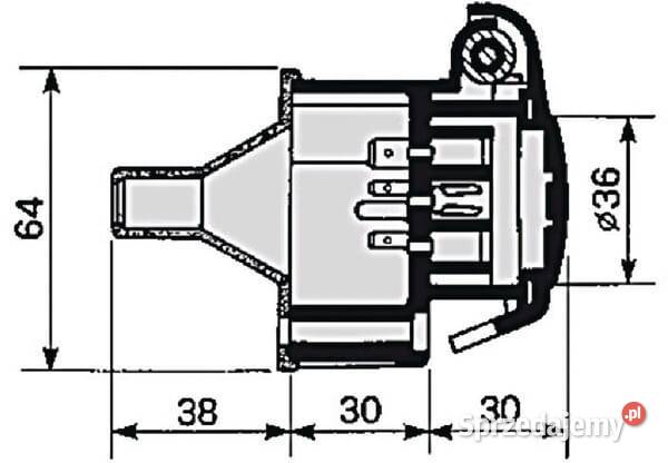 Gniazdo 7biegunowe 25008100 Kamionna
