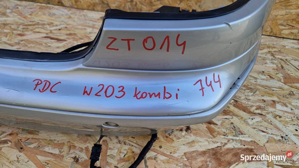 MERCEDES W203 KOMBI ZDERZAK TYLNY TYŁ KOD LAK Słowikowo