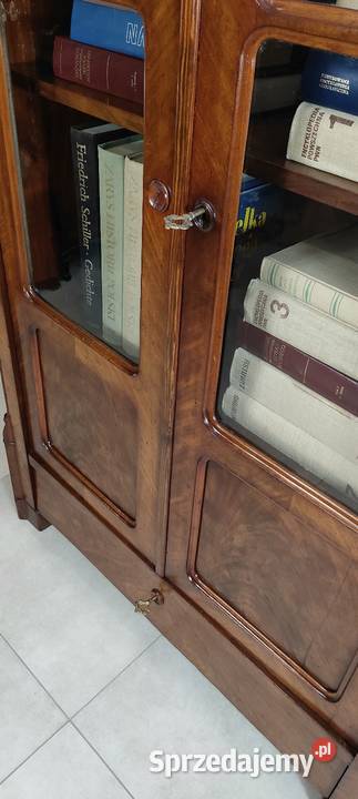Ekskluzywna biblioteka witryna Ludwik Filip Antyki Łagów