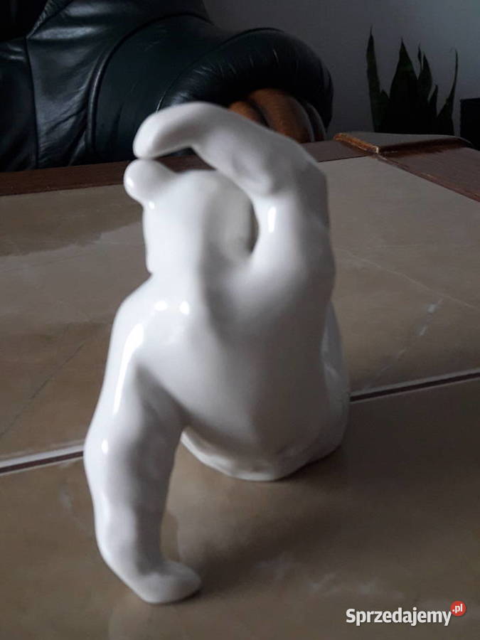 Porcelanowy niedżwiedz KPM Berlin Porcelana i szkło Janów Lubelski